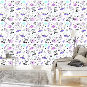 Papier Peint In Lamy Cosmos Stars Pour Chambre D'enfant – Image 3