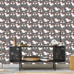 Papier Peint Licornes Par L'arc-En-Ciel – Image 5