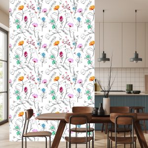 Papier Peint Fleurs Comme Peintes – Image 4