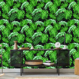 Papier Peint Feuilles De Palmier Et De Monstère – Image 5