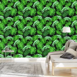 Papier Peint Feuilles De Palmier Et De Monstère – Image 3