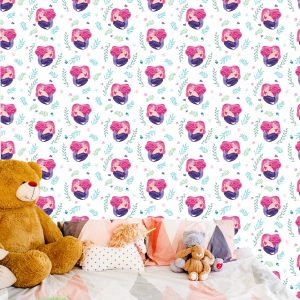 Papier Peint Plante De Sirène De Conte De Fées Pour Chambre D'enfant – Image 6