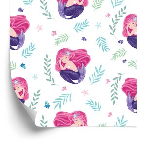 Papier Peint Plante De Sirène De Conte De Fées Pour Chambre D'enfant – Image 2