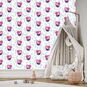 Papier Peint Plante De Sirène De Conte De Fées Pour Chambre D'enfant – Image 3