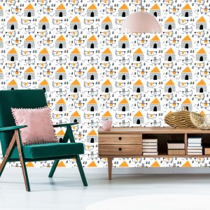 Papier Peint Mur Chambre D'enfant De Style Scandinave – Image 6