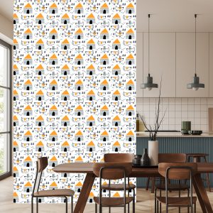 Papier Peint Mur Chambre D'enfant De Style Scandinave – Image 4