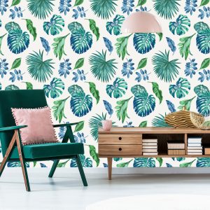 Papier Peint Feuilles Tropicales Colorées – Image 6