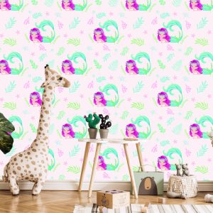Papier Peint Sirènes De Conte De Fées Pour La Chambre D'un Bébé – Image 5
