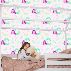 Papier Peint Sirènes De Conte De Fées Pour La Chambre D'un Bébé – Image 7