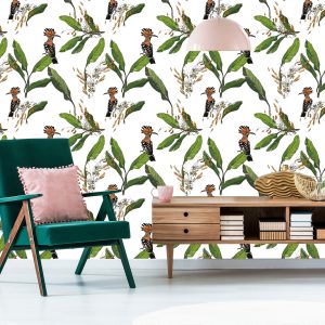 Papier Peint Huppes Et Feuilles – Image 6