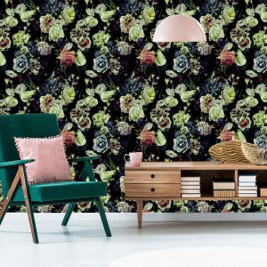 Papier Peint Roses Aux Couleurs Sombres – Image 6