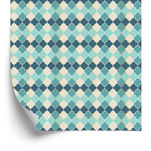 Papier Peint Mosaïque Murale Marocaine Pour Salon – Image 2