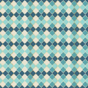 Papier Peint Mosaïque Murale Marocaine Pour Salon – Image 1