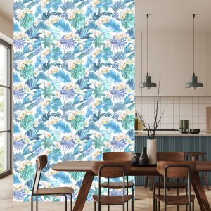 Papier Peint Pour Salon Verdure Fleurs Plantes Orchidées – Image 4