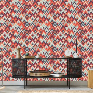 Papier Peint Motifs Géométriques Colorés – Image 5