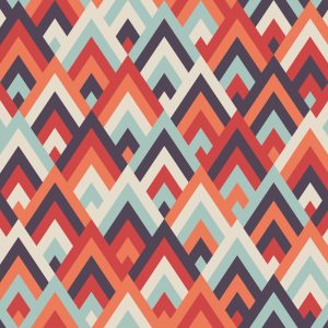 Papier Peint Motifs Géométriques Colorés – Image 1