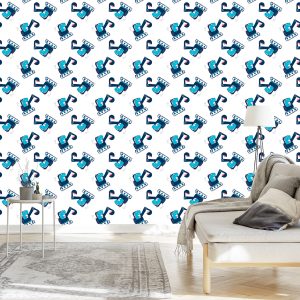 Papier Peint Machines Excavatrices Animaux Chambre D'enfant – Image 3