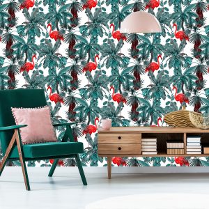 Papier Peint Oiseaux Et Plantes – Image 6