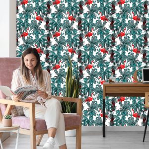 Papier Peint Oiseaux Et Plantes – Image 7