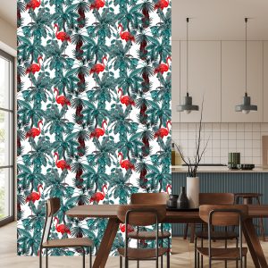 Papier Peint Oiseaux Et Plantes – Image 4