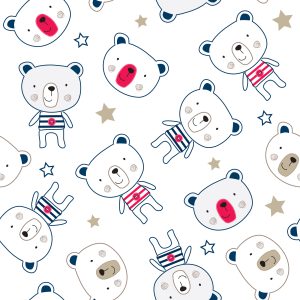 Papier Peint Nounours Parmi Les Étoiles – Image 1