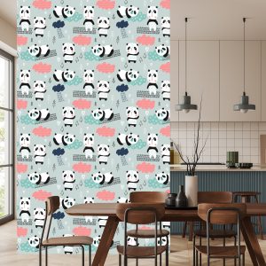 Papier Peint Pandas Parmi Les Nuages – Image 4
