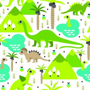 Papier Peint Dinosaures De Tree Lake Pour Chambre De Garçon – Image 1