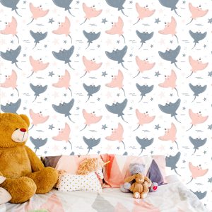 Papier Peint Pour Les Filles Animaux Étoiles Points – Image 6