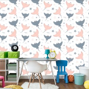 Papier Peint Pour Les Filles Animaux Étoiles Points – Image 4