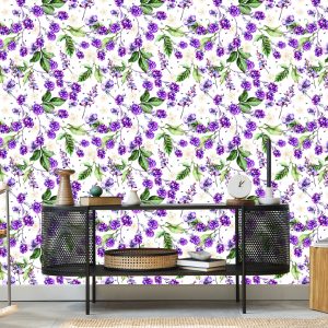 Papier Peint Pour La Cuisine Fruit Feuilles Fleurs – Image 5