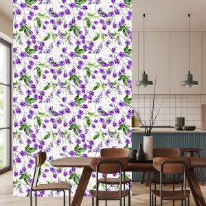 Papier Peint Pour La Cuisine Fruit Feuilles Fleurs – Image 4