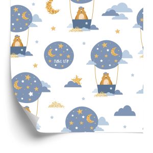 Papier Peint Ballons Star Bears Pour Garçon – Image 2