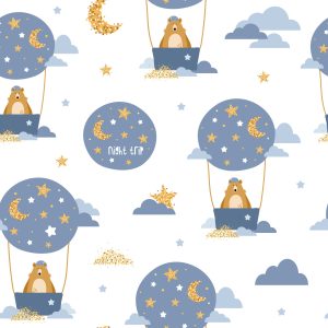 Papier Peint Ballons Star Bears Pour Garçon – Image 1