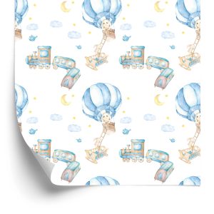 Papier Peint Ballons La Nuit – Image 2