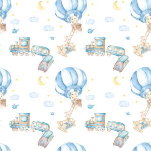 Papier Peint Ballons La Nuit – Image 1