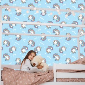 Papier Peint Pour Les Enfants - Licornes Magiques – Image 7