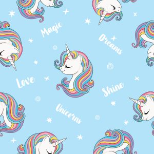 Papier Peint Pour Les Enfants - Licornes Magiques – Image 1