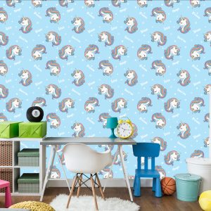 Papier Peint Pour Les Enfants - Licornes Magiques – Image 4