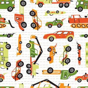 Papier Peint Chambre D'enfants Avec Des Voitures – Image 1