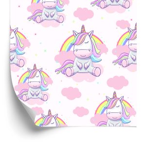 Papier Peint Étoiles Colorées Arc-En-Ciel – Image 2