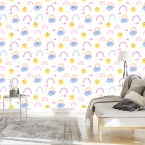 Papier Peint Arc-En-Ciel Et Soleil – Image 3