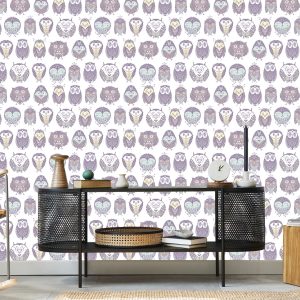 Papier Peint Petits Hiboux Pastels – Image 5