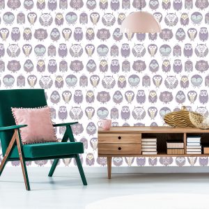 Papier Peint Petits Hiboux Pastels – Image 6