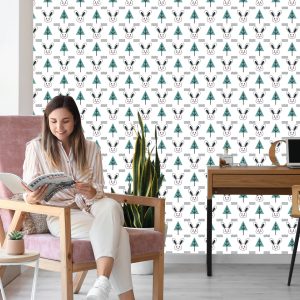 Papier Peint Lapins Et Arbres – Image 7