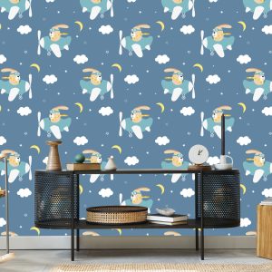 Papier Peint Lapins Dans Les Avions – Image 5