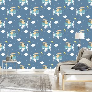 Papier Peint Lapins Dans Les Avions – Image 3