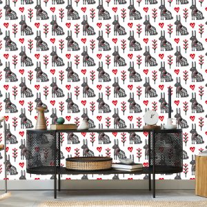 Papier Peint Lapins Dans Un Cadre Intéressant – Image 5