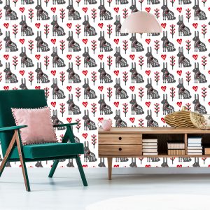 Papier Peint Lapins Dans Un Cadre Intéressant – Image 6