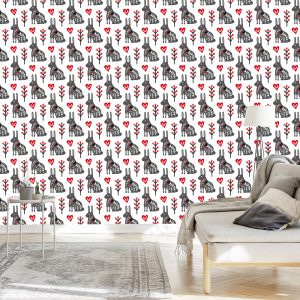 Papier Peint Lapins Dans Un Cadre Intéressant – Image 3