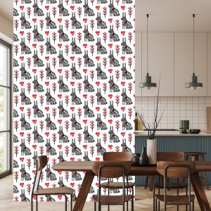 Papier Peint Lapins Dans Un Cadre Intéressant – Image 4